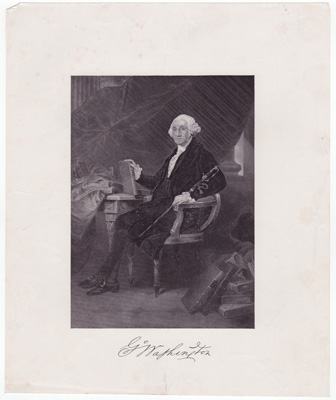 Portrait of Geroge Washington by Stuart